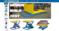 Desktop Screenshot of liftproducts.com